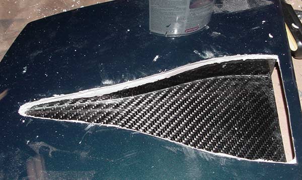 Tape removed from NACA duct